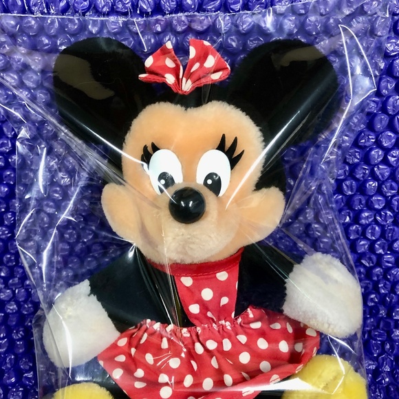 Vintage Minnie Mouse Disney World Theme Park Plush for Shelf Sitting WDW 1990's - Picture 10 of 10